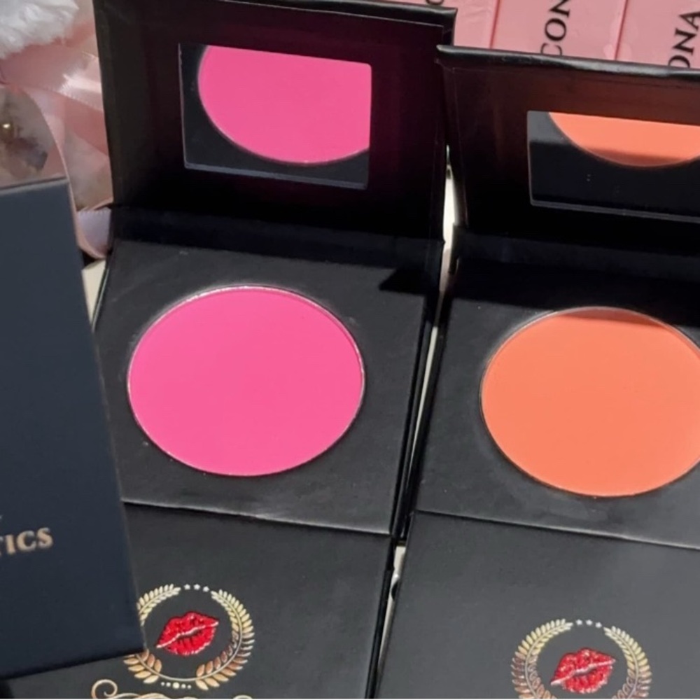 Vibrant Pink and Orange Blush Set
